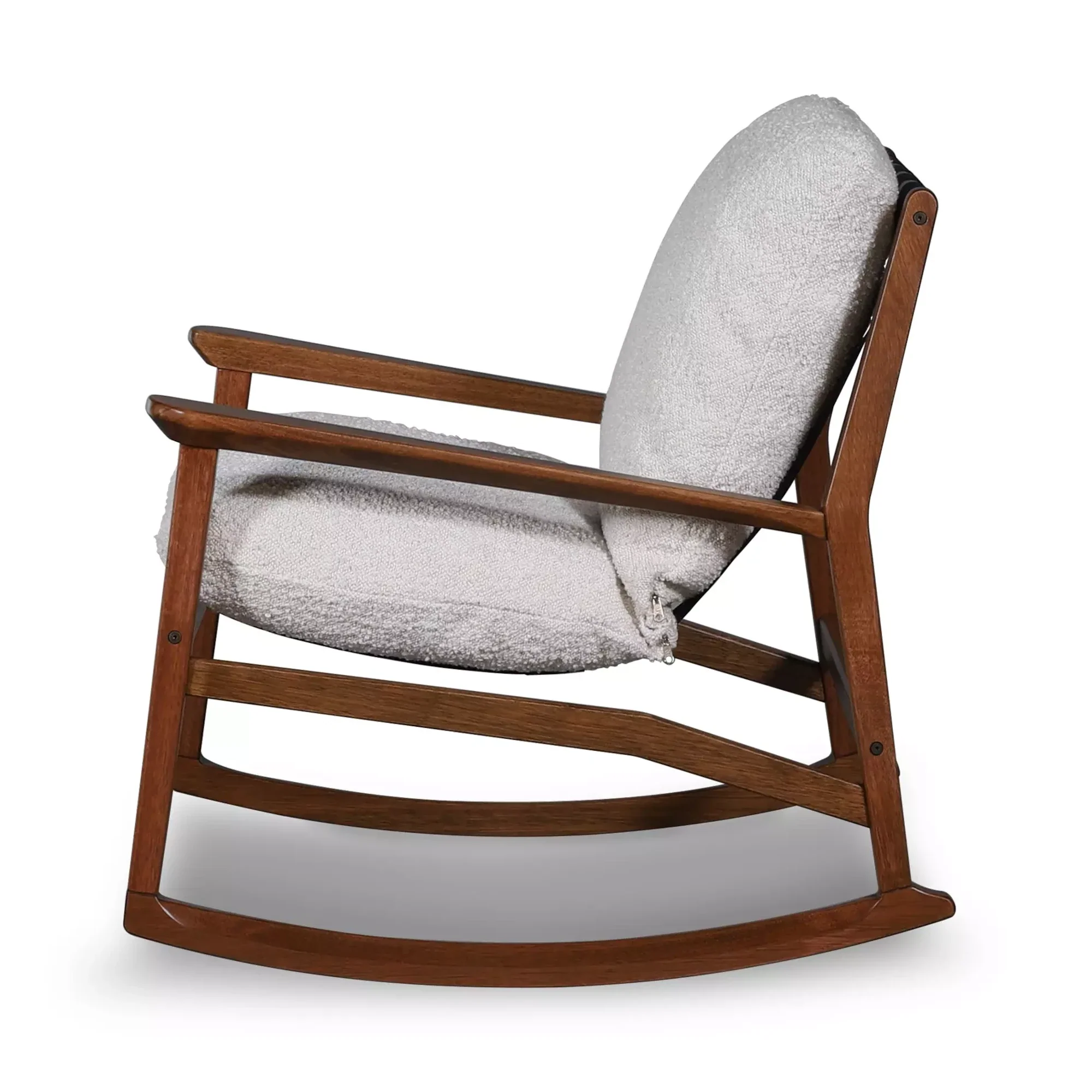 Mid Century Rocking Chair + Ottoman - Image 61