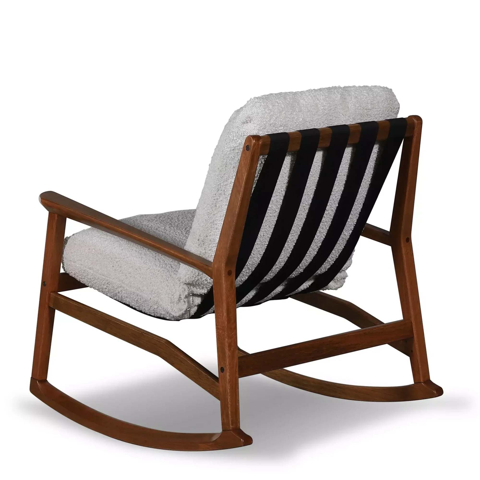 Mid Century Rocking Chair + Ottoman - Image 64
