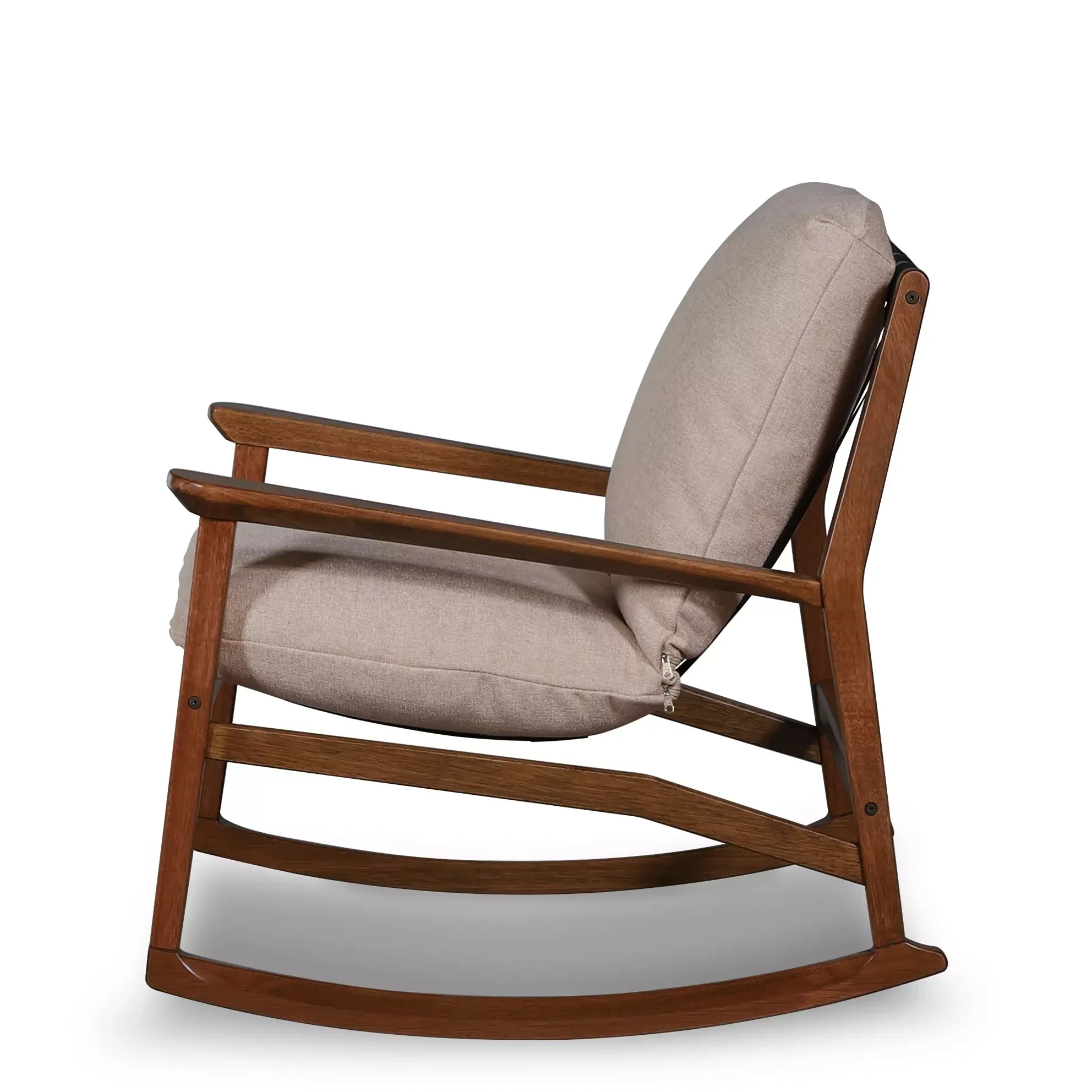 Mid Century Rocking Chair + Ottoman - Image 74