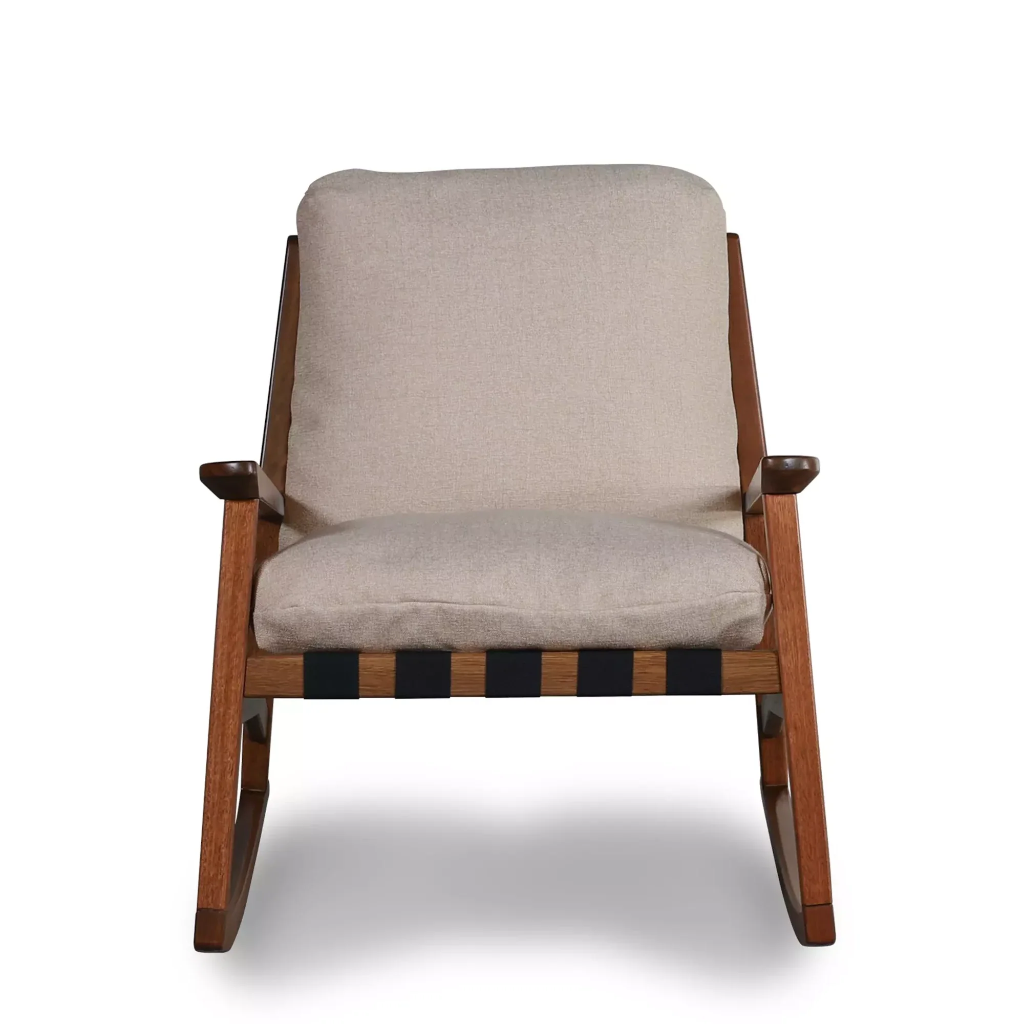 Mid Century Rocking Chair + Ottoman - Image 77