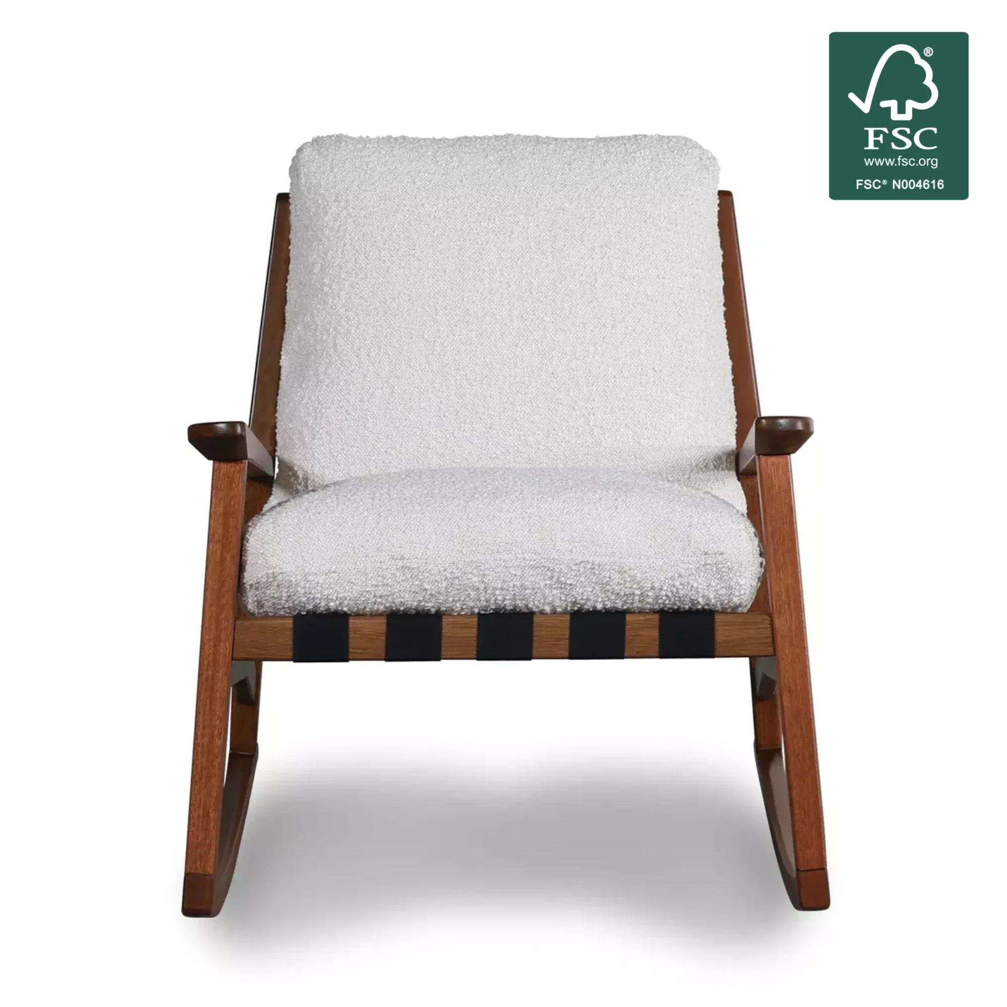 Mid Century Rocking Chair + Ottoman - Image 79