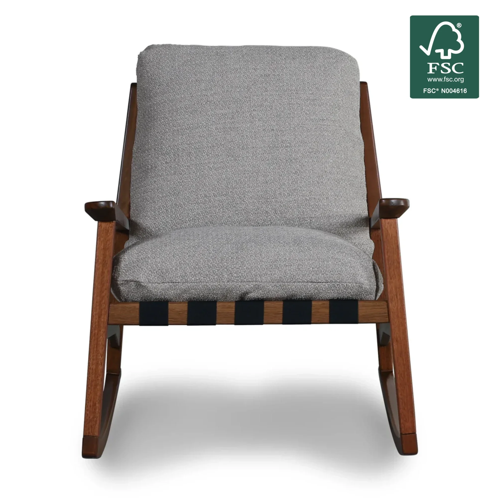 Mid Century Rocking Chair + Ottoman - Image 82