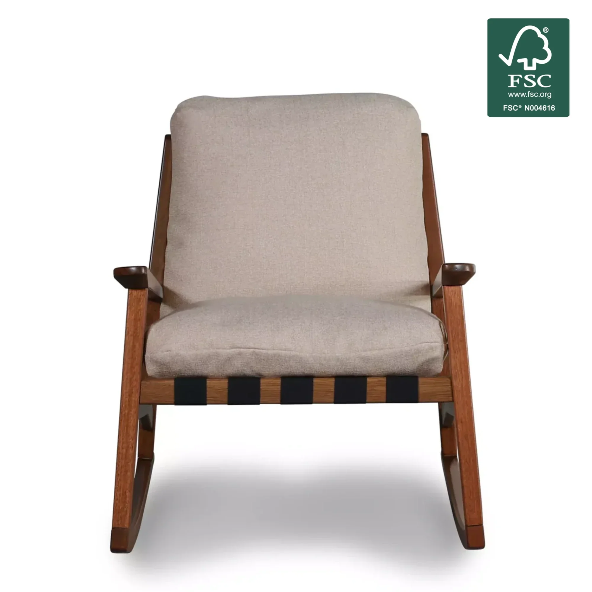 Mid Century Rocking Chair + Ottoman - Image 84
