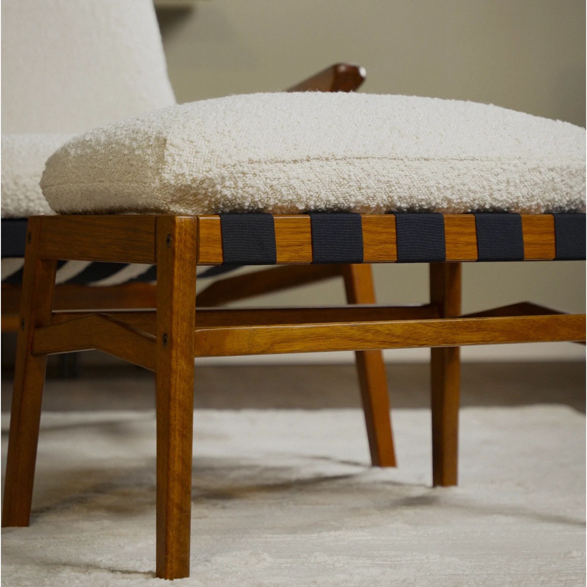 Mid Century Rocking Chair + Ottoman - Image 88