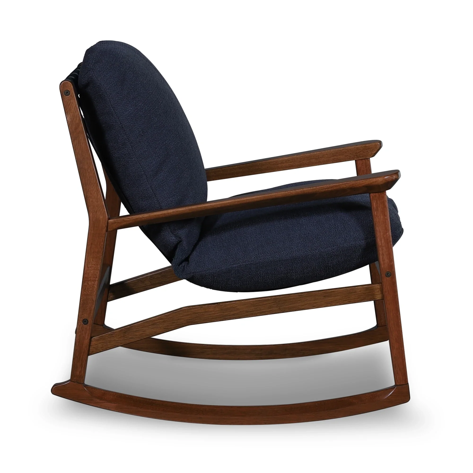 Mid Century Rocking Chair + Ottoman - Image 9