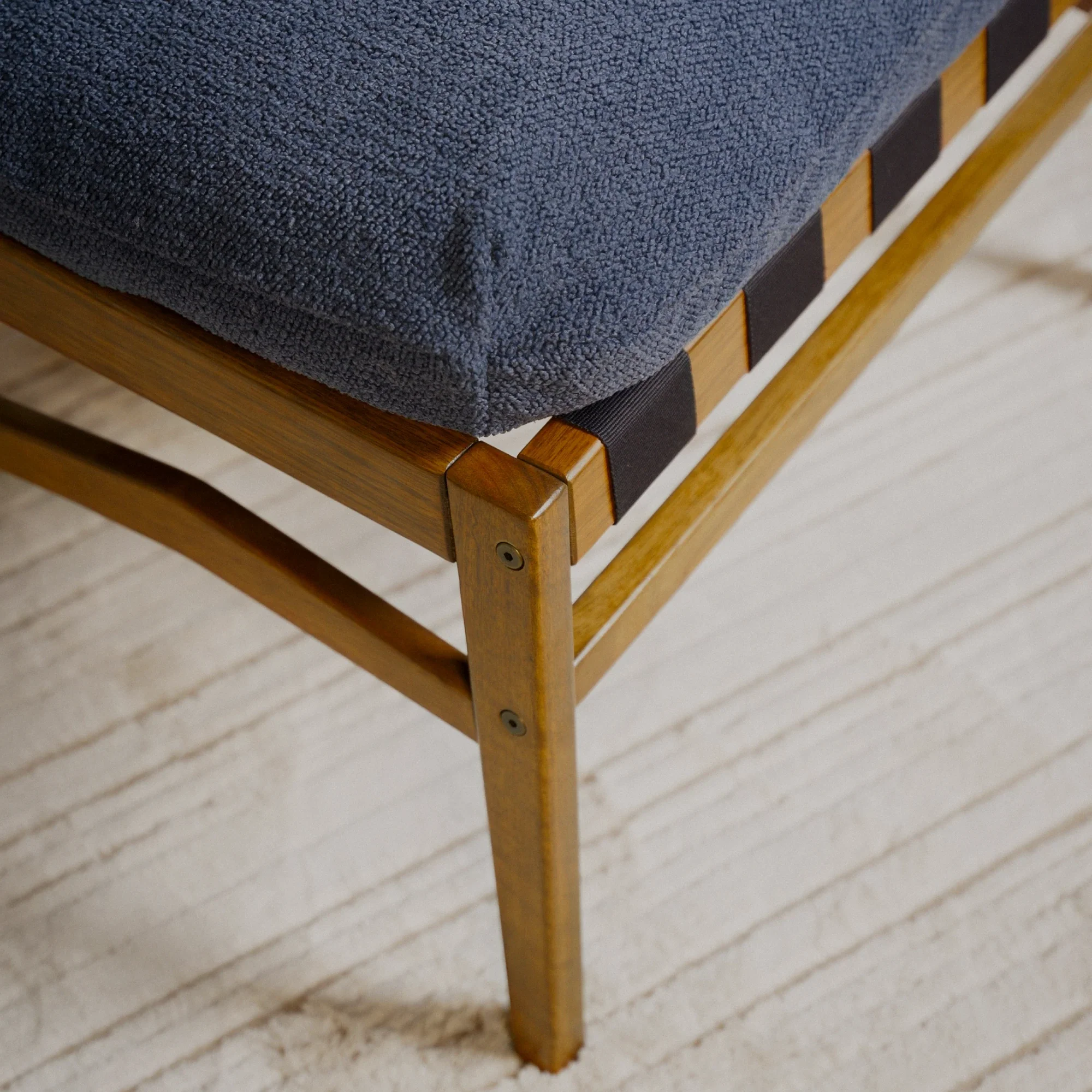 Mid Century Rocking Chair + Ottoman - Image 95