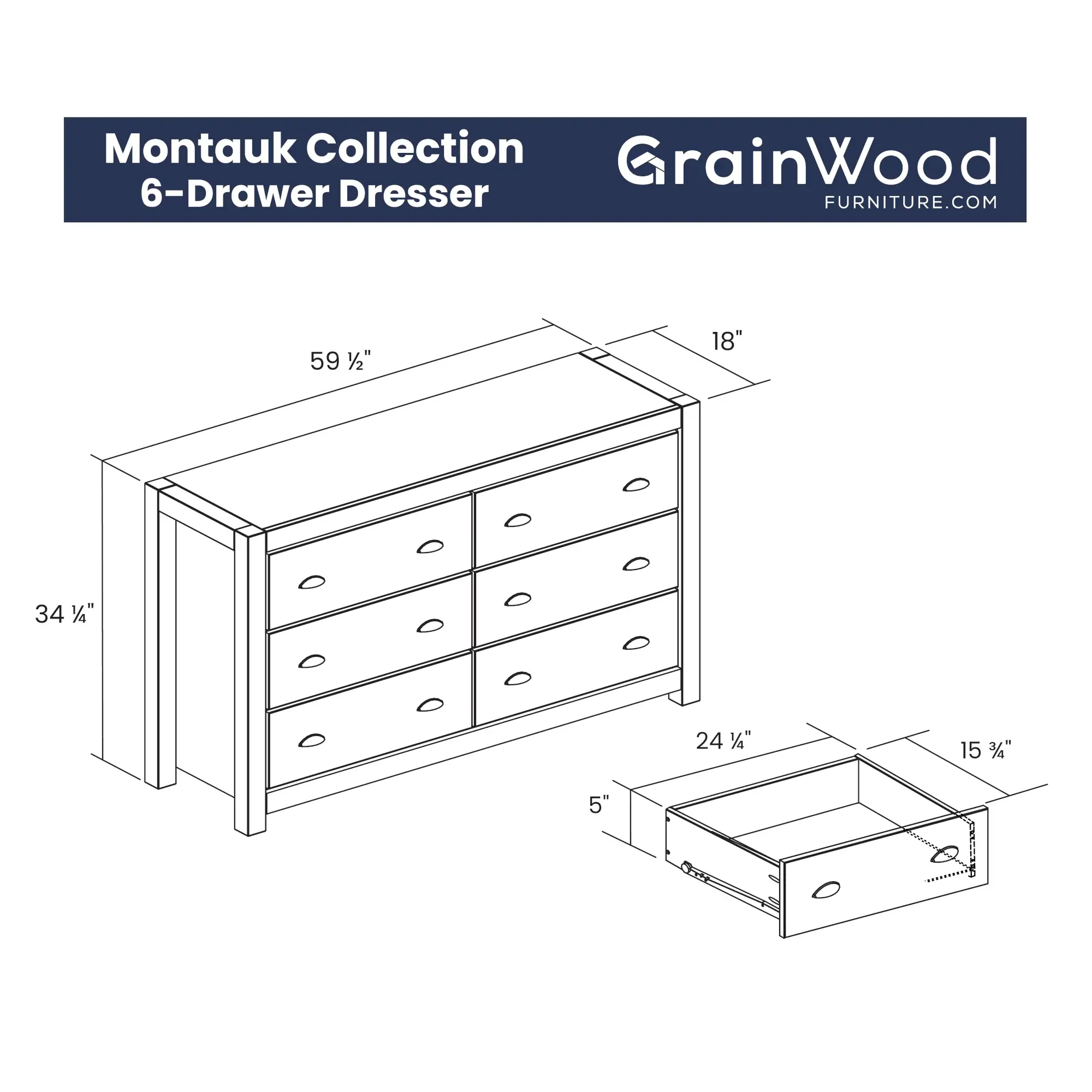 Montauk 6-Drawer Dresser - Image 27