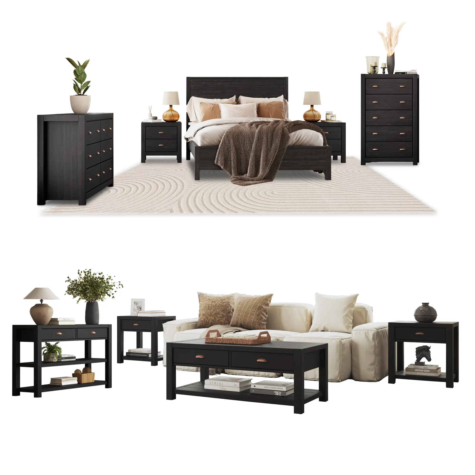 Montauk Bedroom + Living Room Set - Image 24