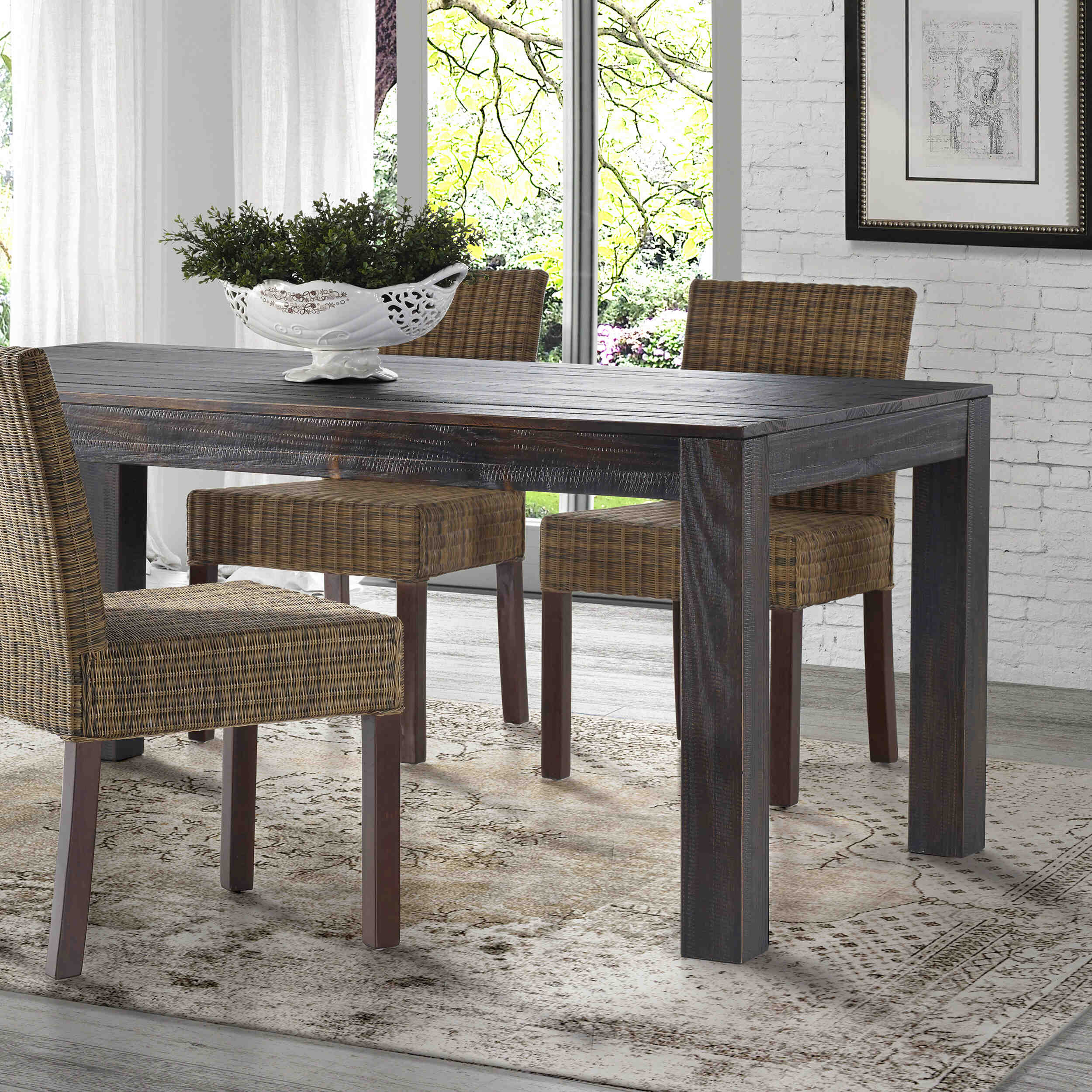 Montauk Solid Wood Dining Table - Image 3