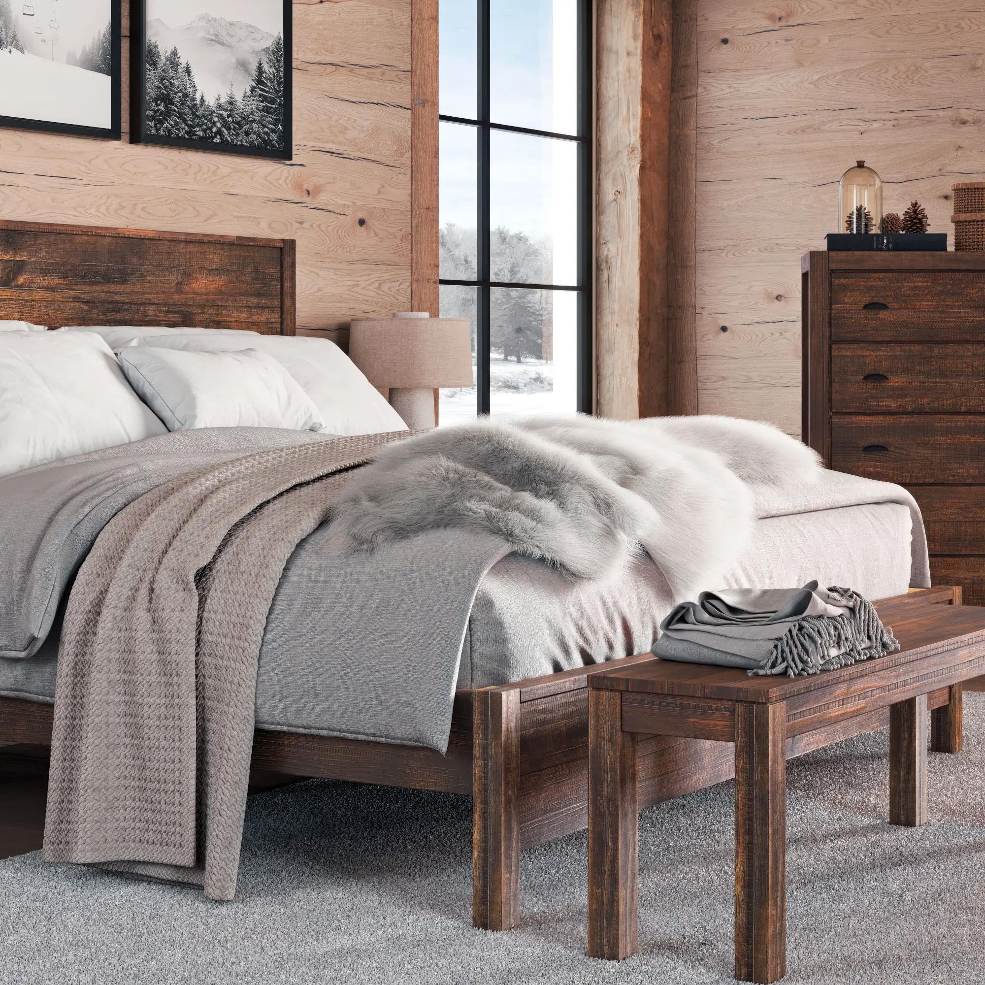Montauk Solid Wood Bench - Image 11