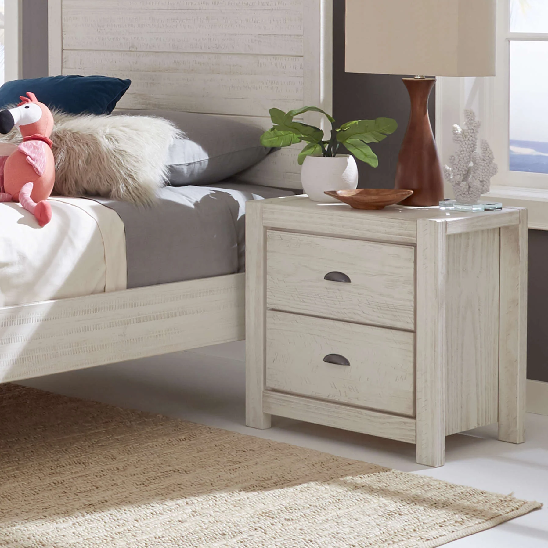 Montauk Two-Drawer Nightstand - Image 16