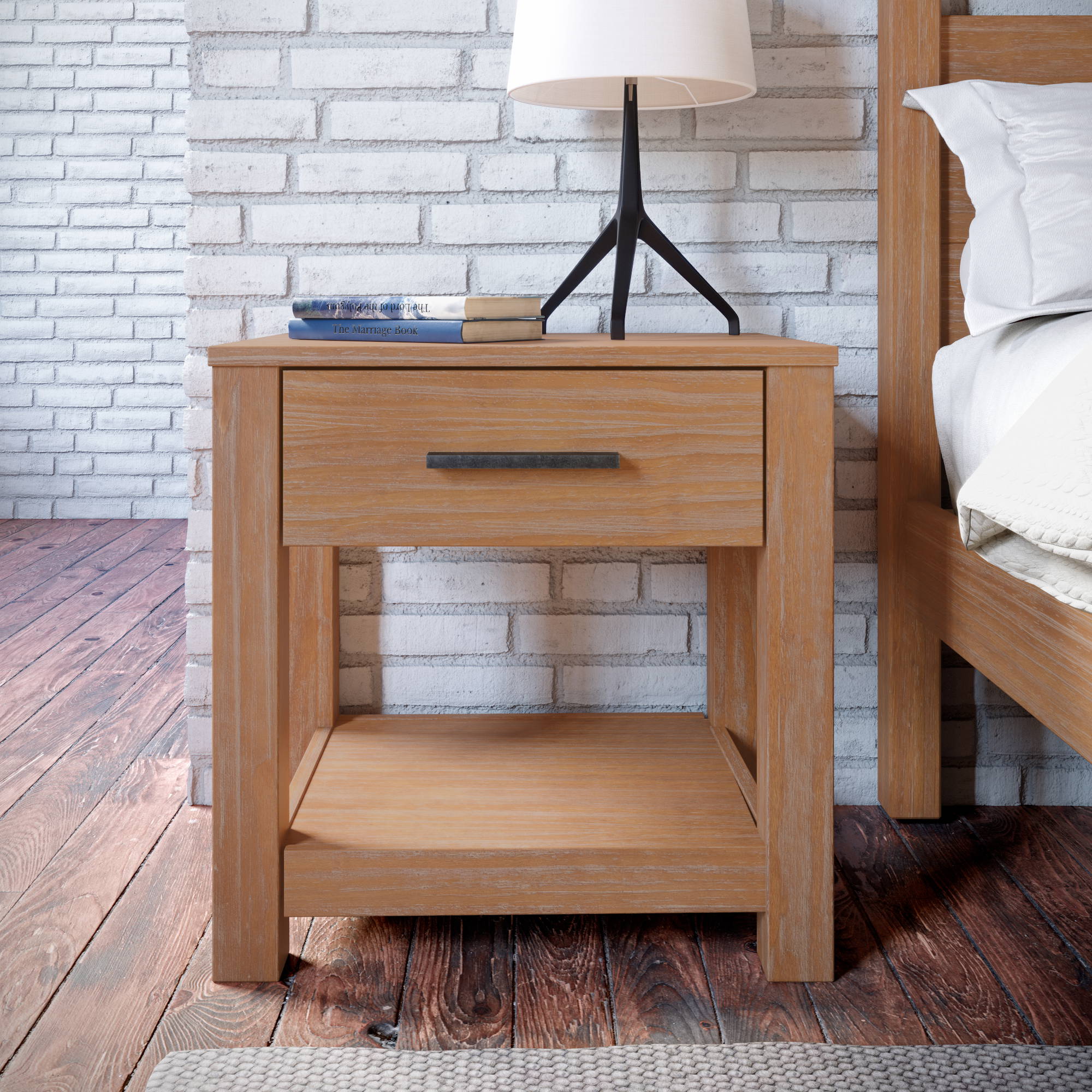 Loft One-Drawer Nightstand - Image 4