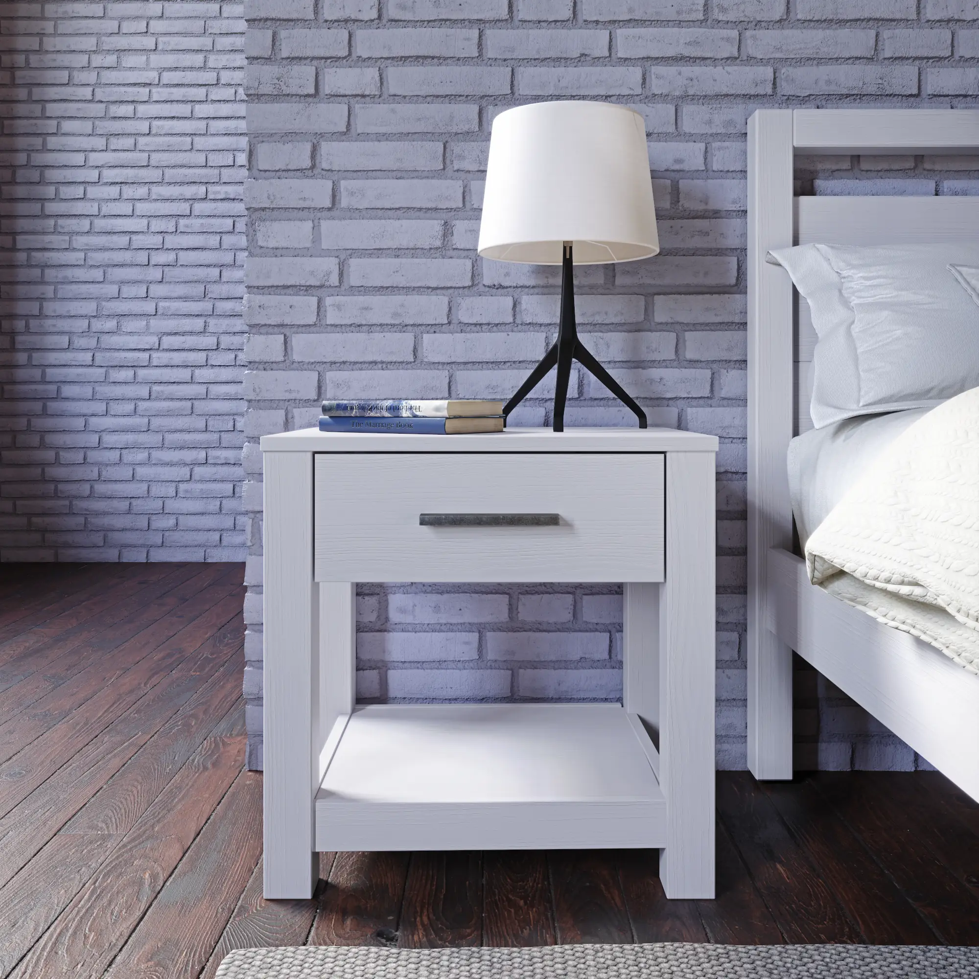 Loft One-Drawer Nightstand - Image 5