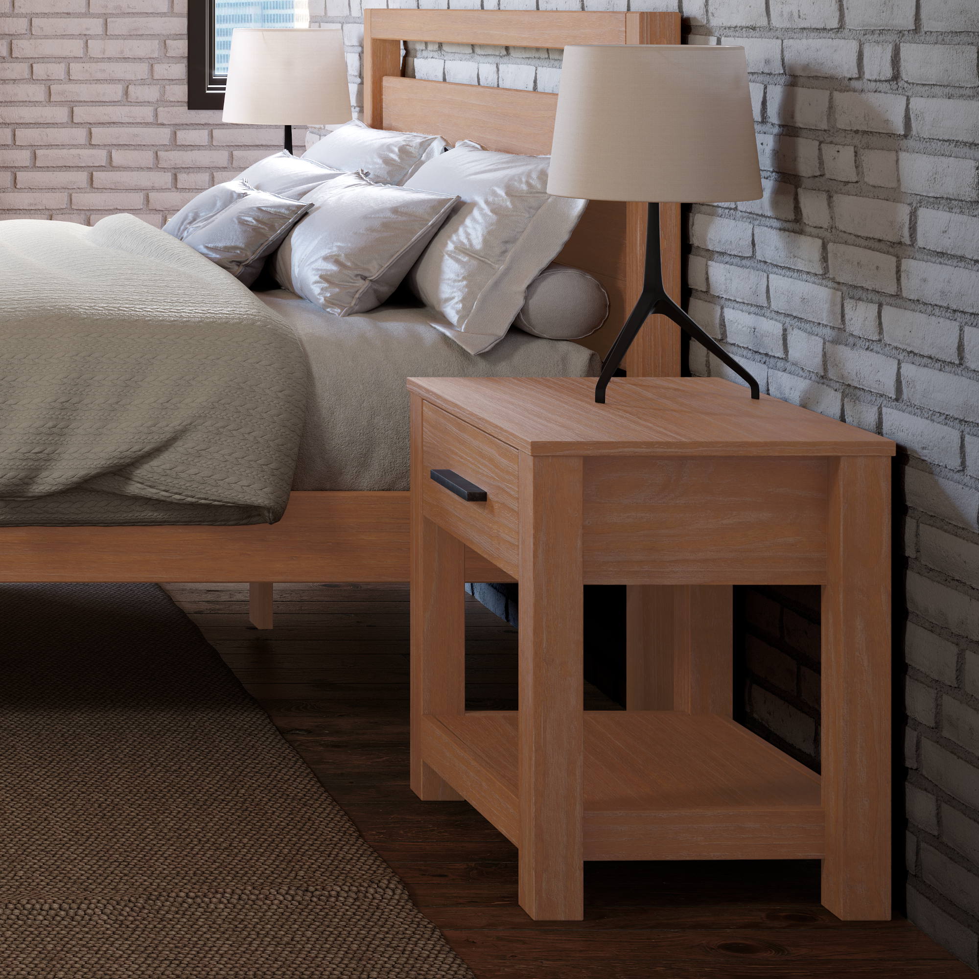 Loft One-Drawer Nightstand - Image 6