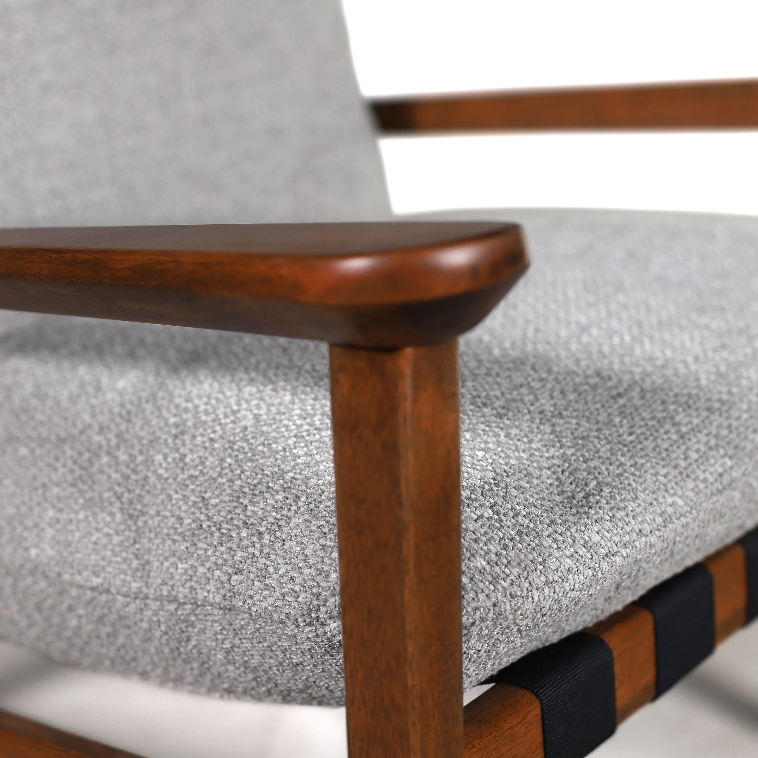 Mid Century Rocking Chair + Ottoman - Image 68