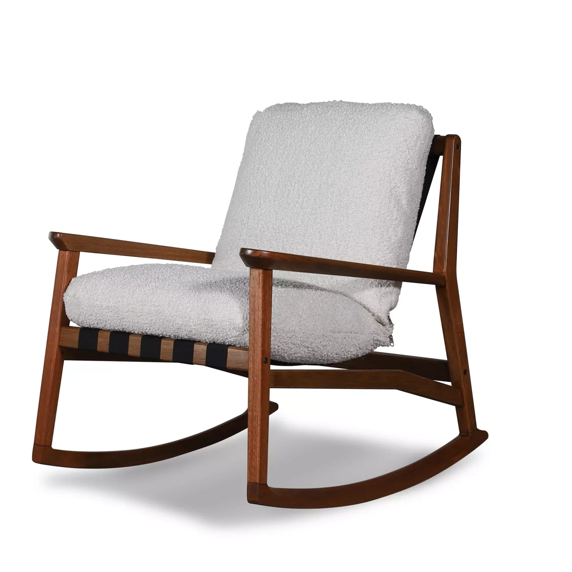 Mid Century Rocking Chair + Ottoman - Image 62