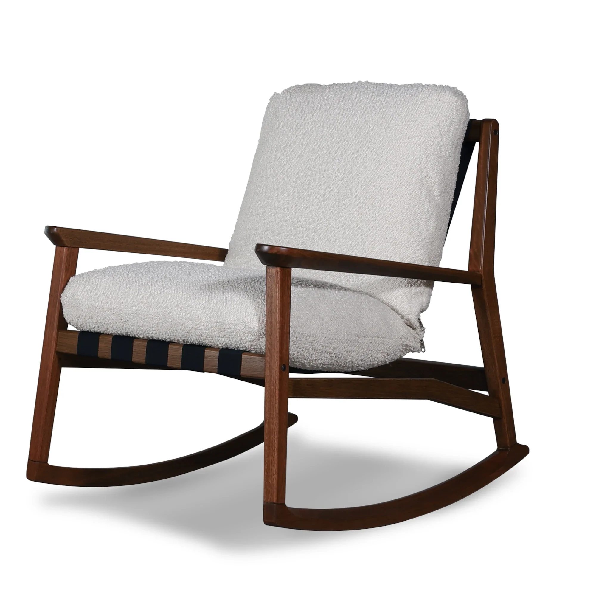 Mid Century Rocking Chair + Ottoman - Image 47