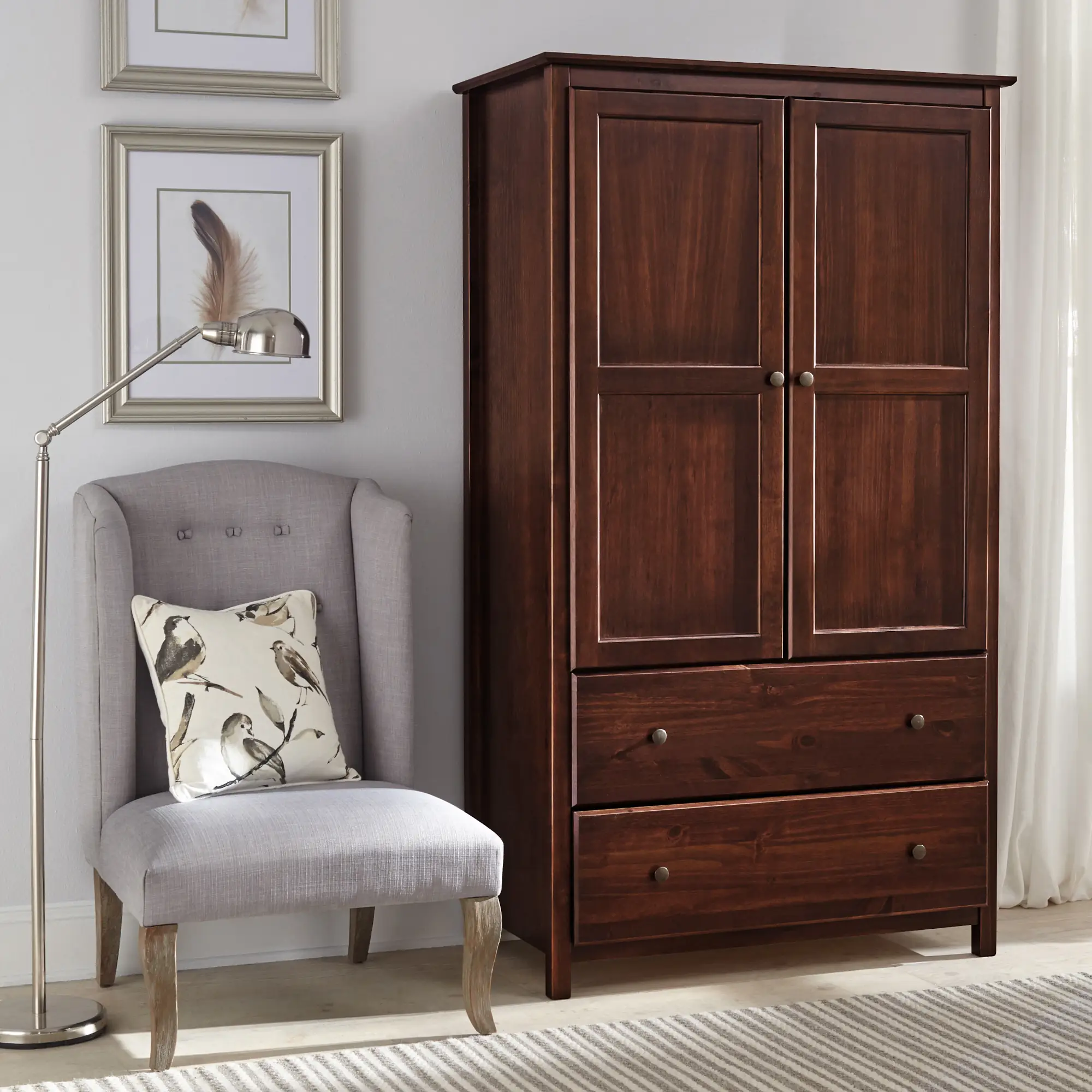 Shaker 2-Door Wardrobe - Image 24