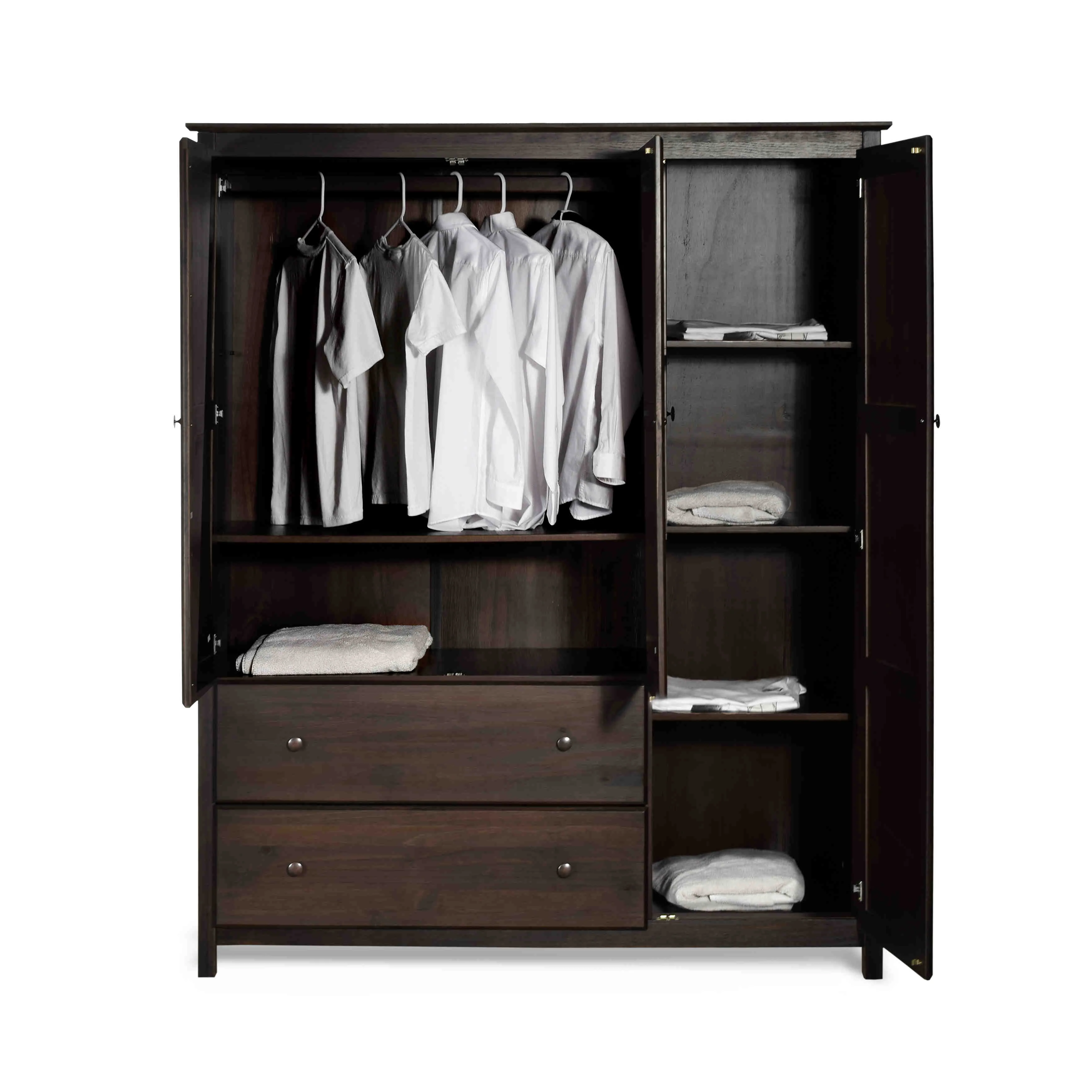 Shaker 3-Door Wardrobe - Image 11