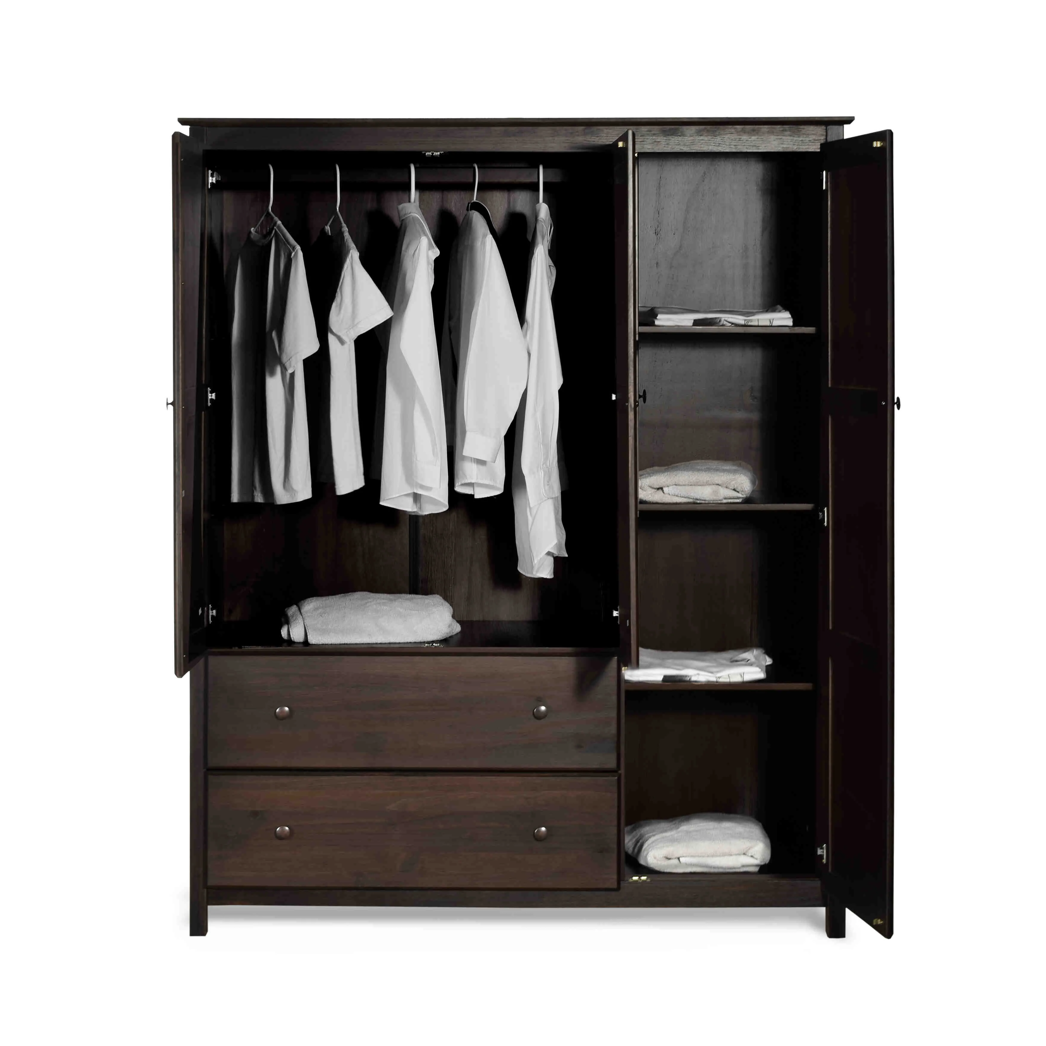Shaker 3-Door Wardrobe - Image 12