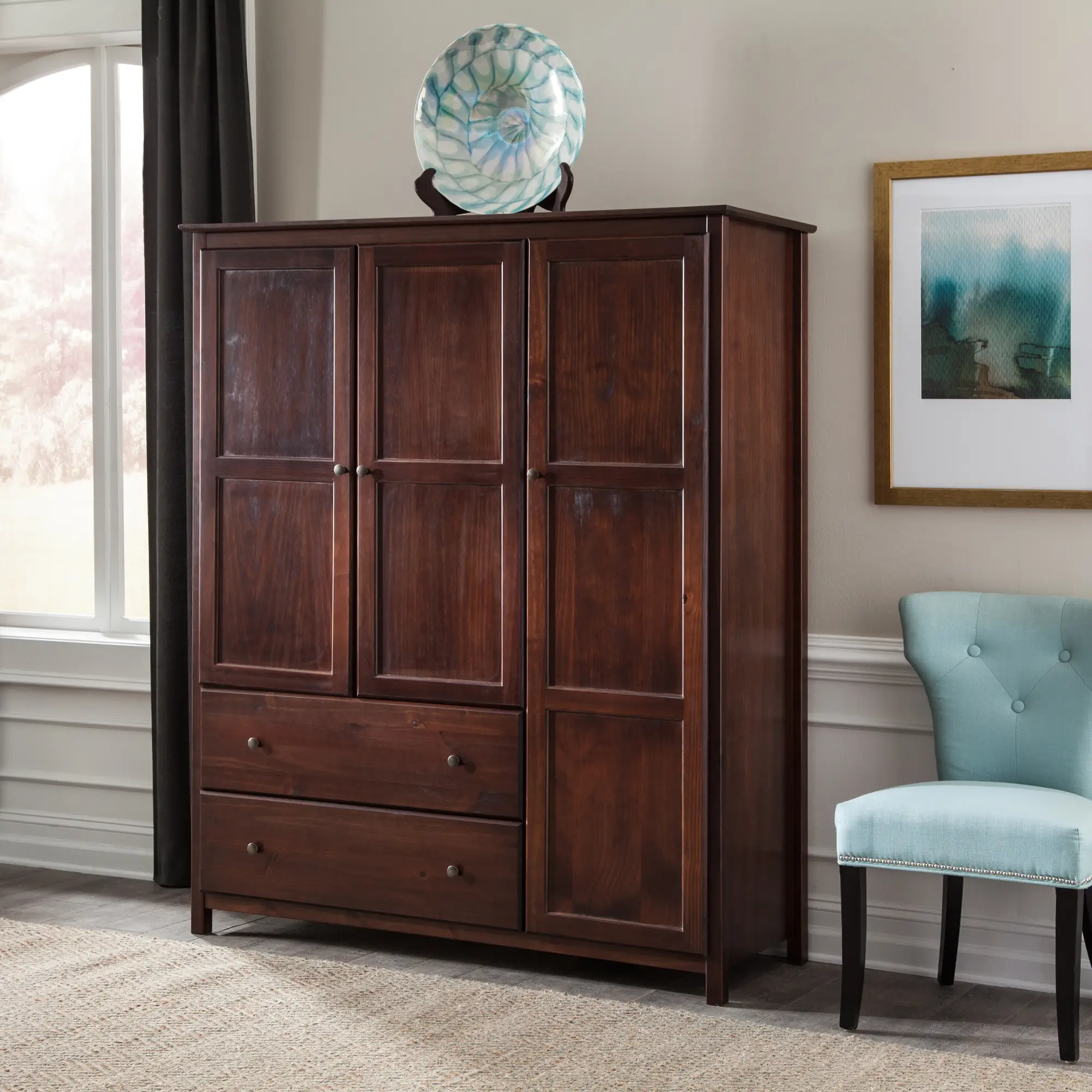 Shaker 3-Door Wardrobe - Image 21