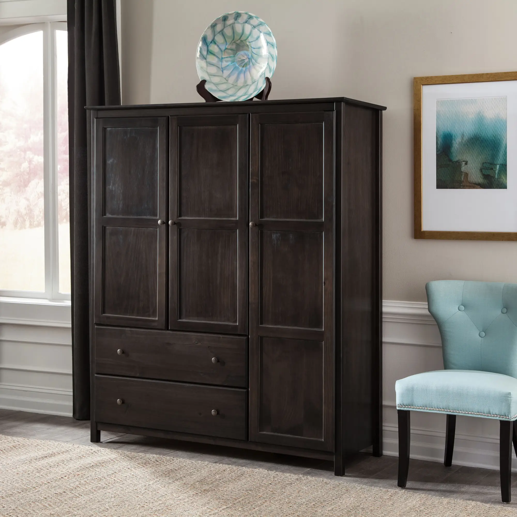 Shaker 3-Door Wardrobe - Image 22