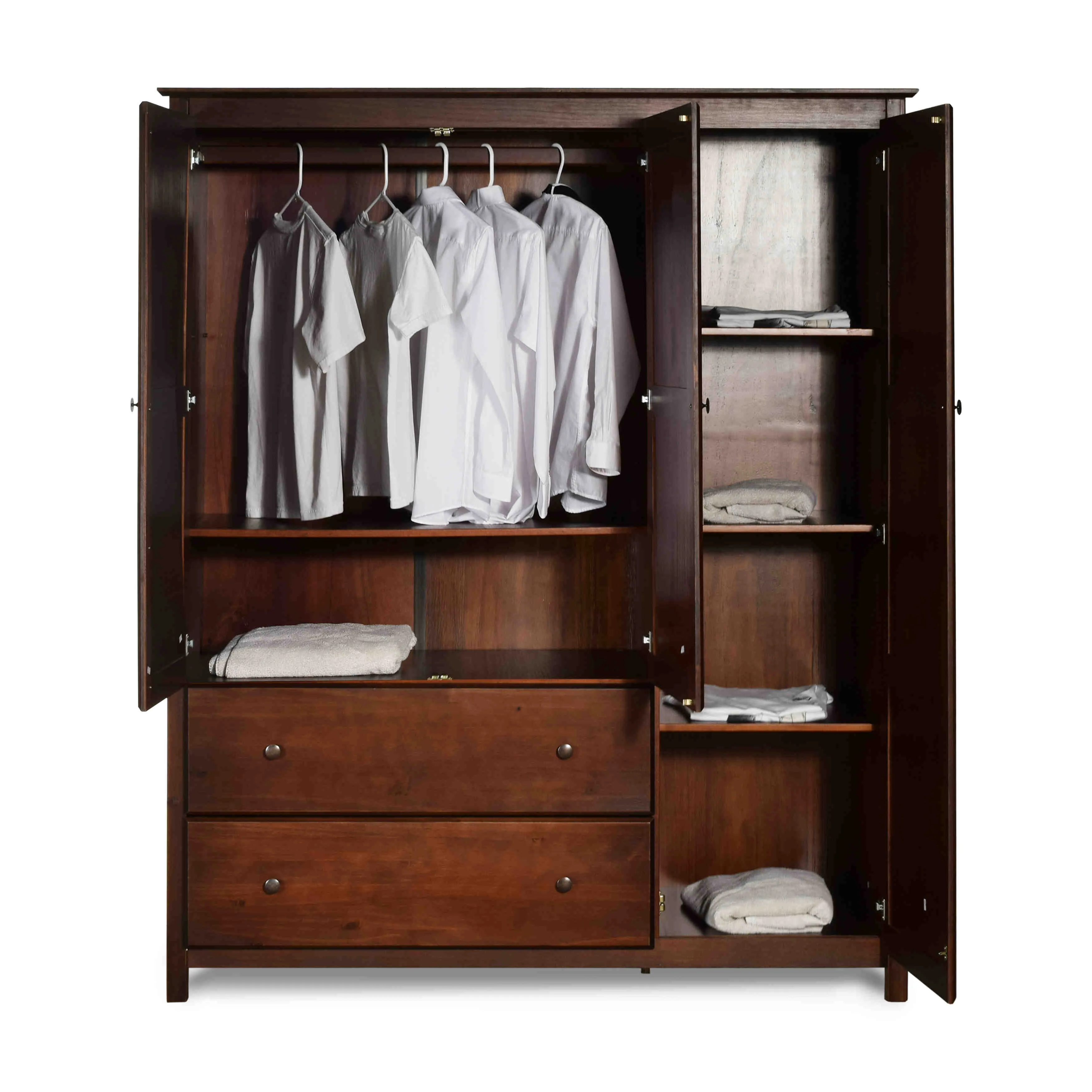 Shaker 3-Door Wardrobe - Image 4