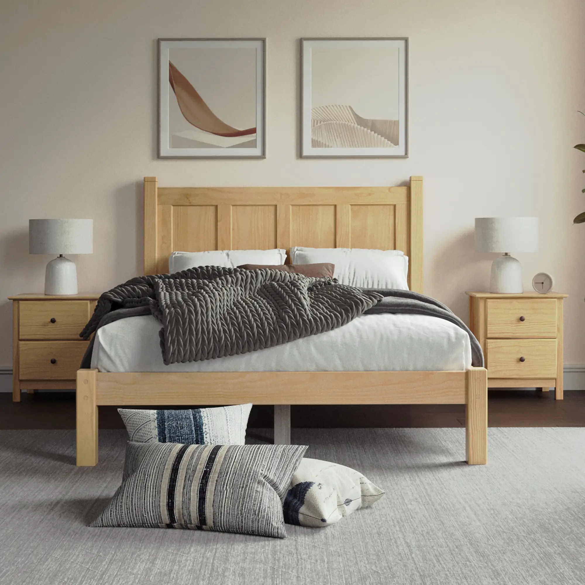 Shaker Panel Platform Bed - Image 35