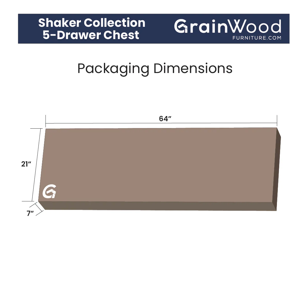 Shaker 5-Drawer Chest - Image 13