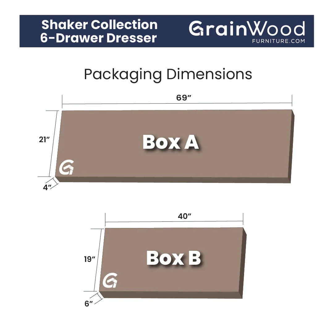 Shaker 6-Drawer Dresser - Image 13