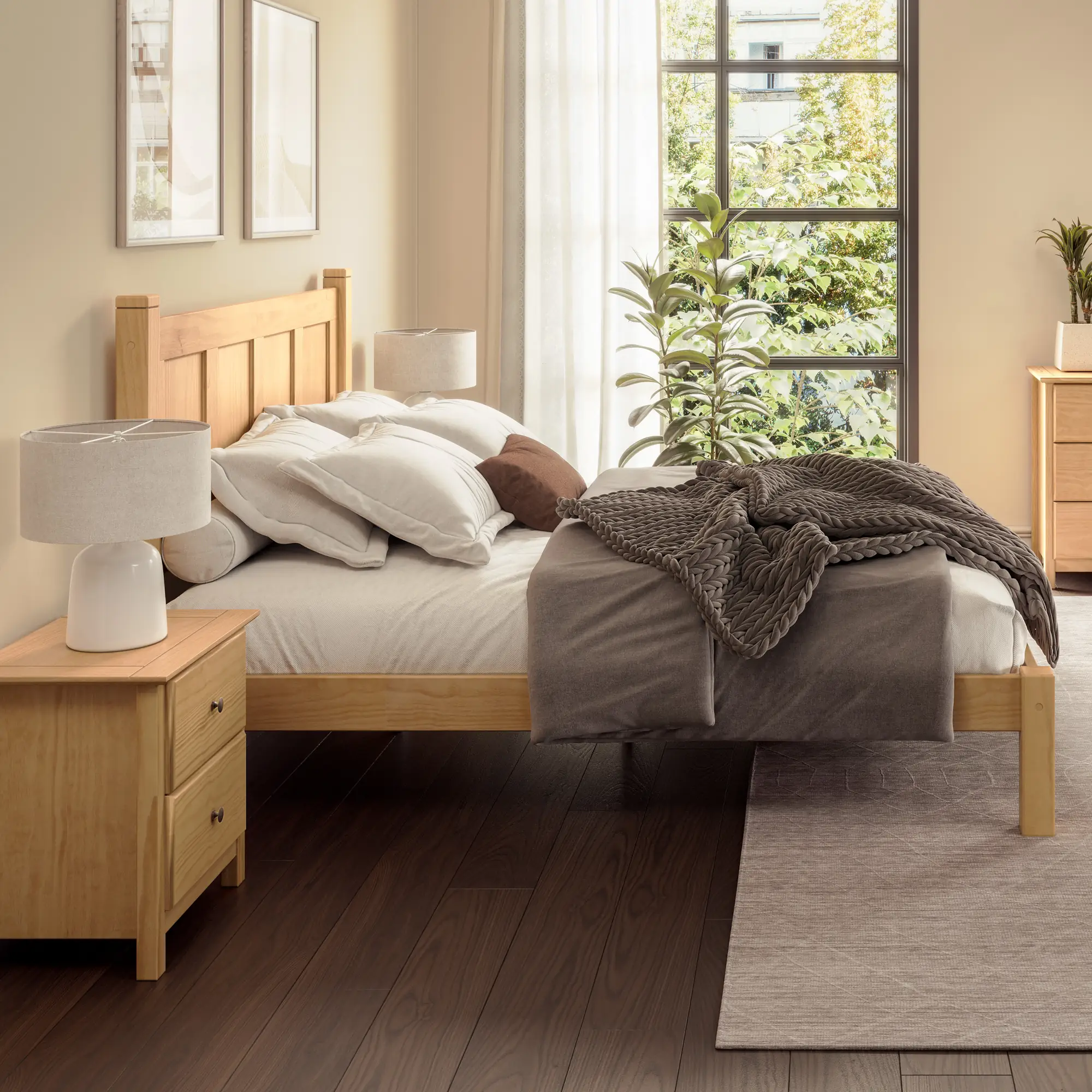 Shaker Panel Platform Bed - Image 36