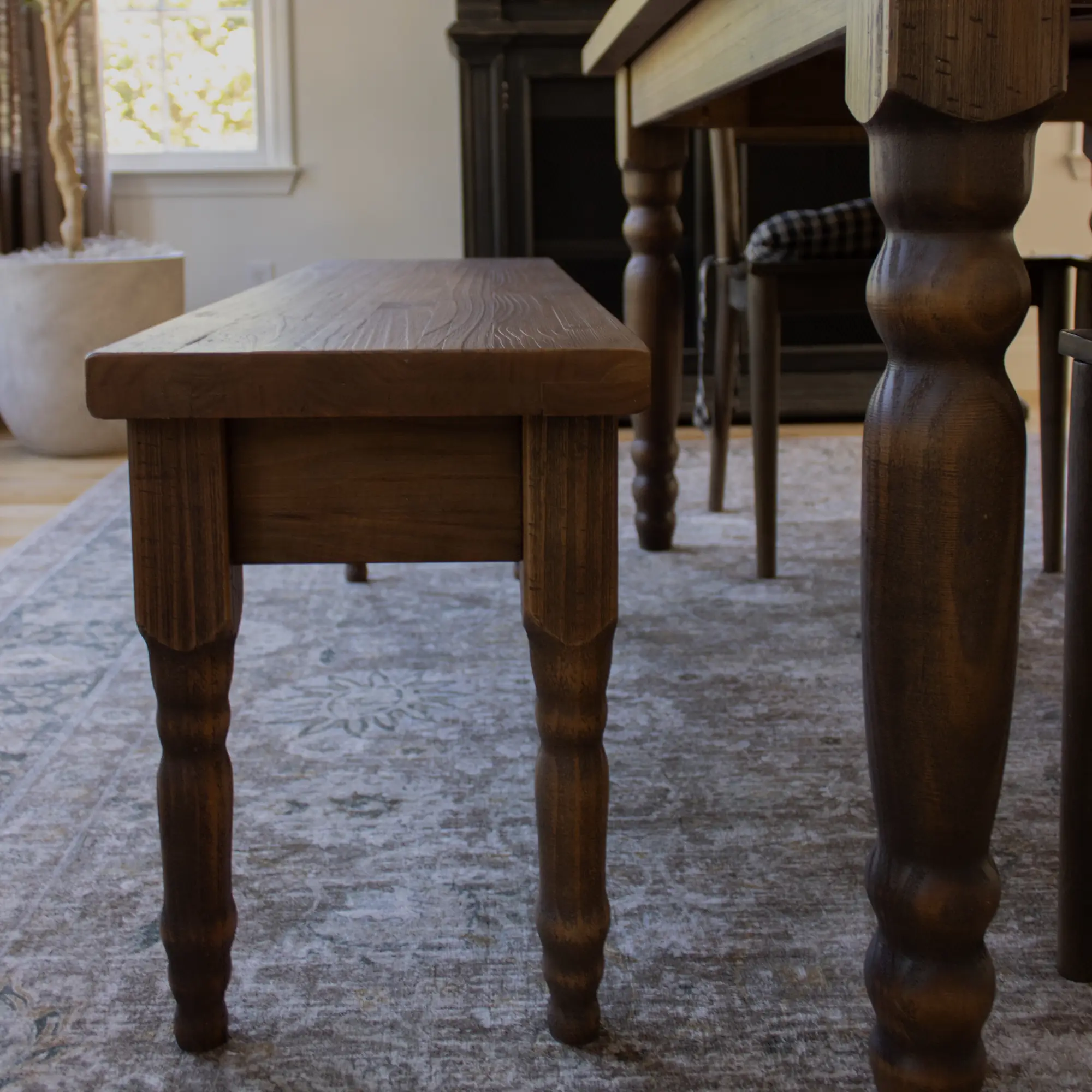 Valerie Solid Wood Bench - Image 4